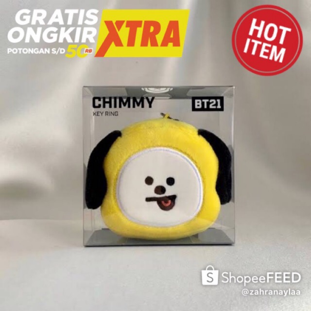 OFFICIAL CHIMMY BT21 KEYRING LAST STOCK (FREE ONGKIR)