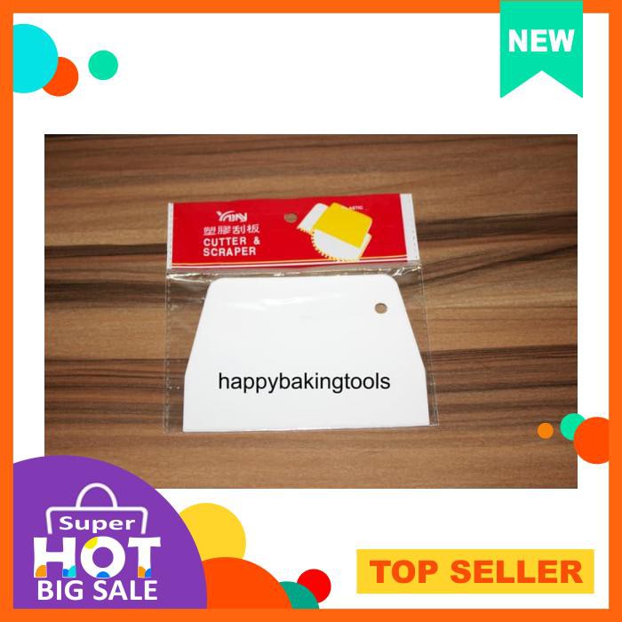 Scrapper Polos Kecil / Scrapper Plastik Import / Scrapper Kue