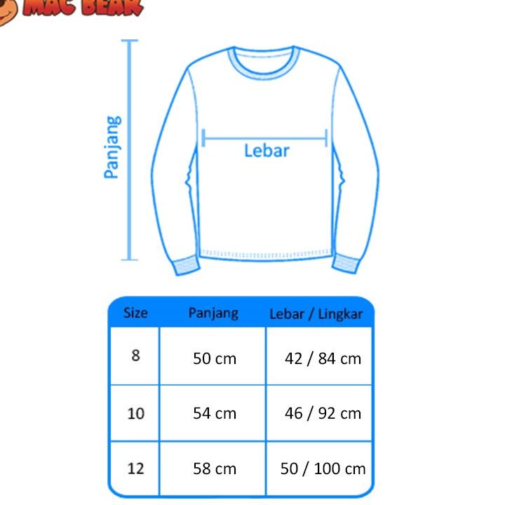 Koleksi Terbaru.. MacBear Baju Anak Laki-laki Sweater Anak Winter Collection NYPD Stripe 6 bulan - 1