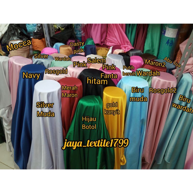 Kain SATIN VELVET PREMIUM by Roberto cavali / Satin Velvet / harga 0,5m