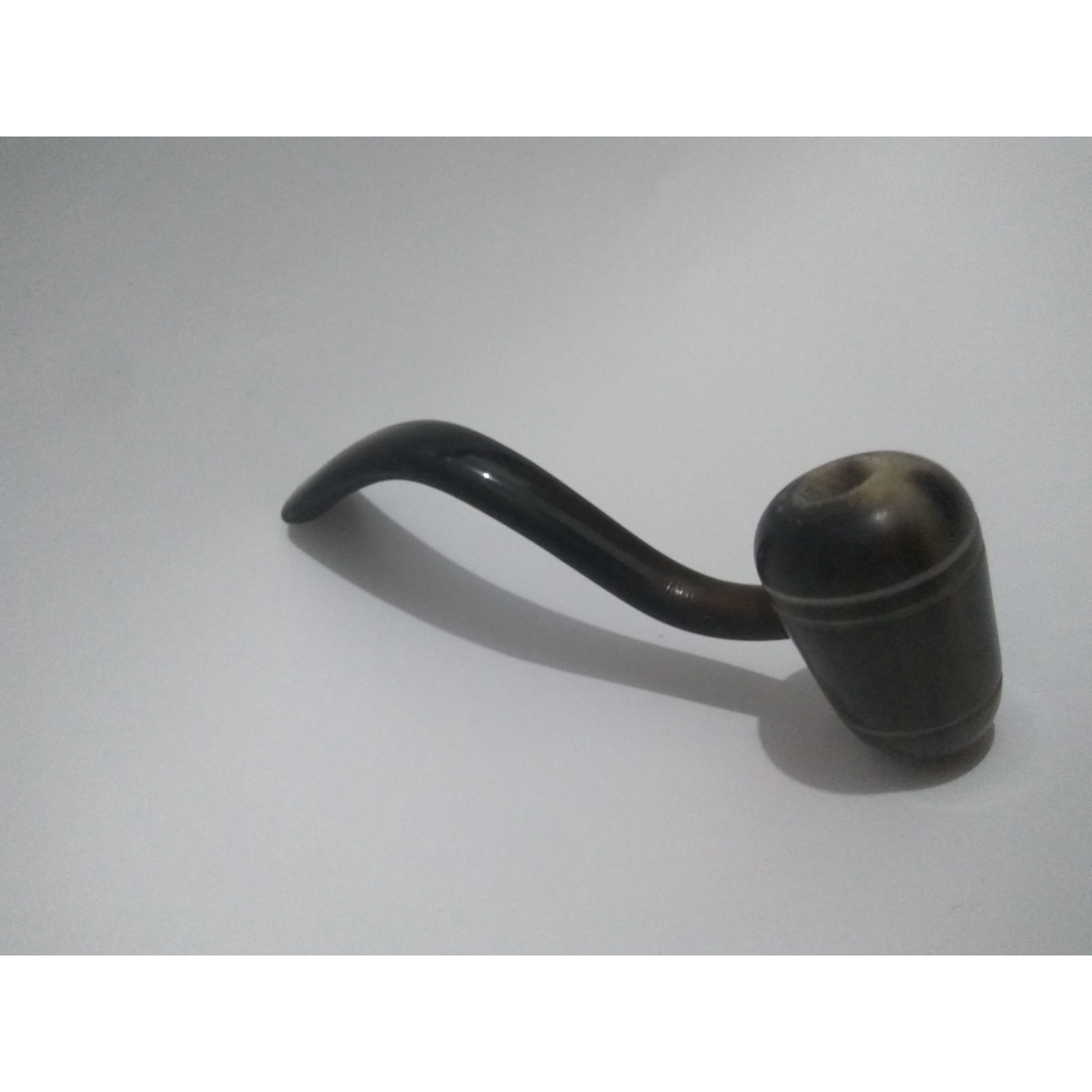 pipa rokok,filter,once,bahan tanduk sapi asli,pipa popeye