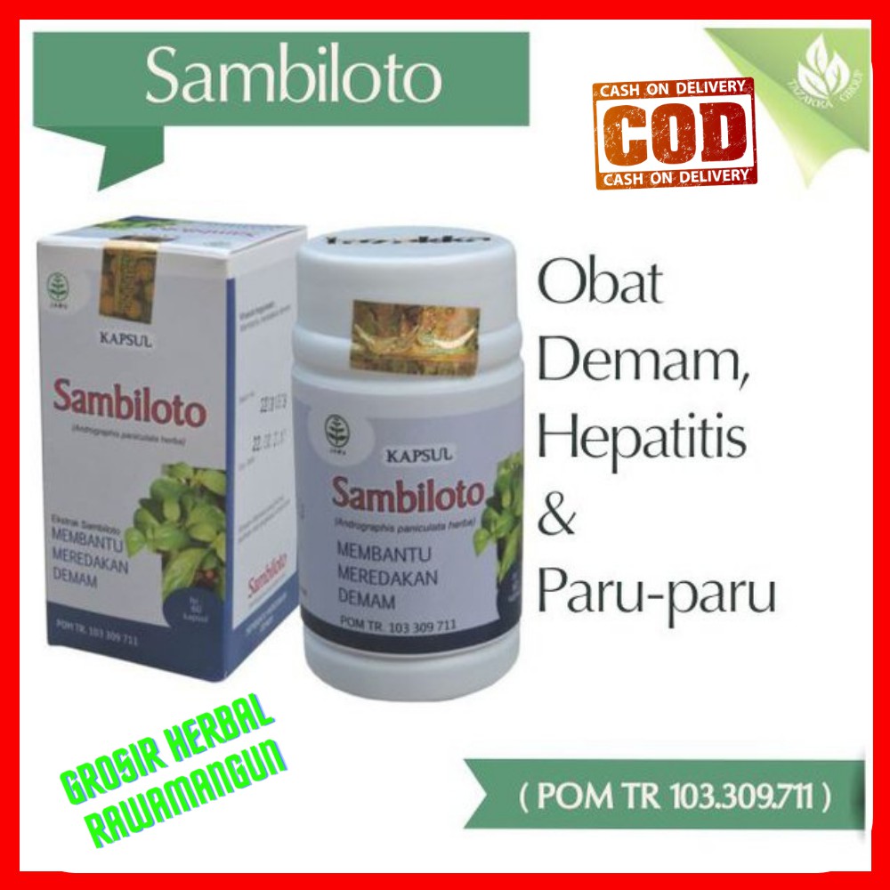 

Herbal anti peradangan kapsul sambiloto tazakka 60 kapsul