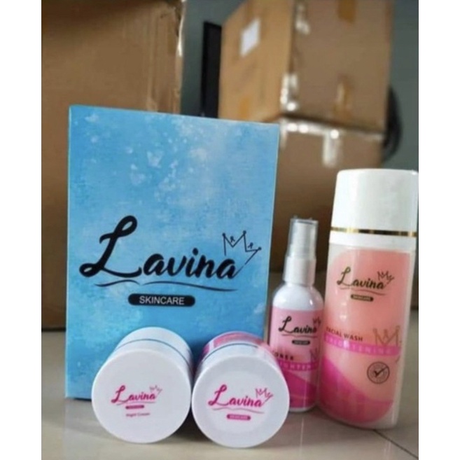 Lavina Skincare BPOM Kemasan Baru Original / Paket Perawatan Kulit Bisa COD