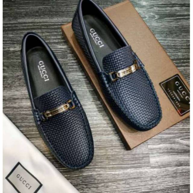 Sepatu slip on GUCCi premium high quality mirror