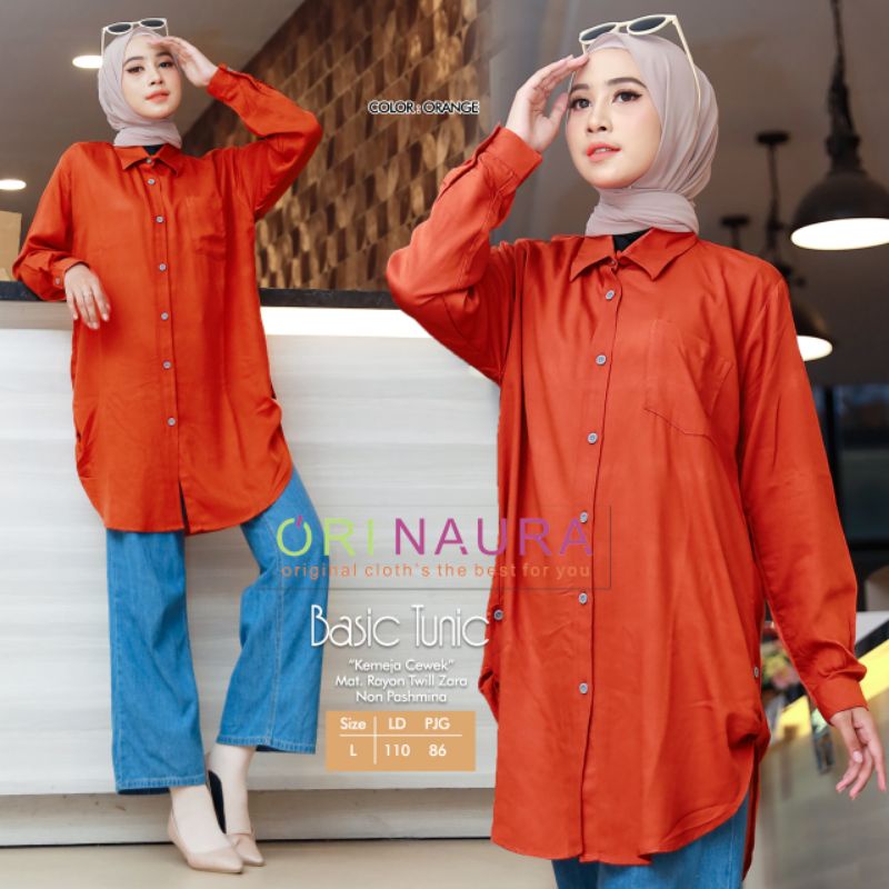 Basic Tunik Azular Tunik Ipah Tunik Ori Naura Setelan wanita muslim Waka Tidie Set Atasan Celana Wan