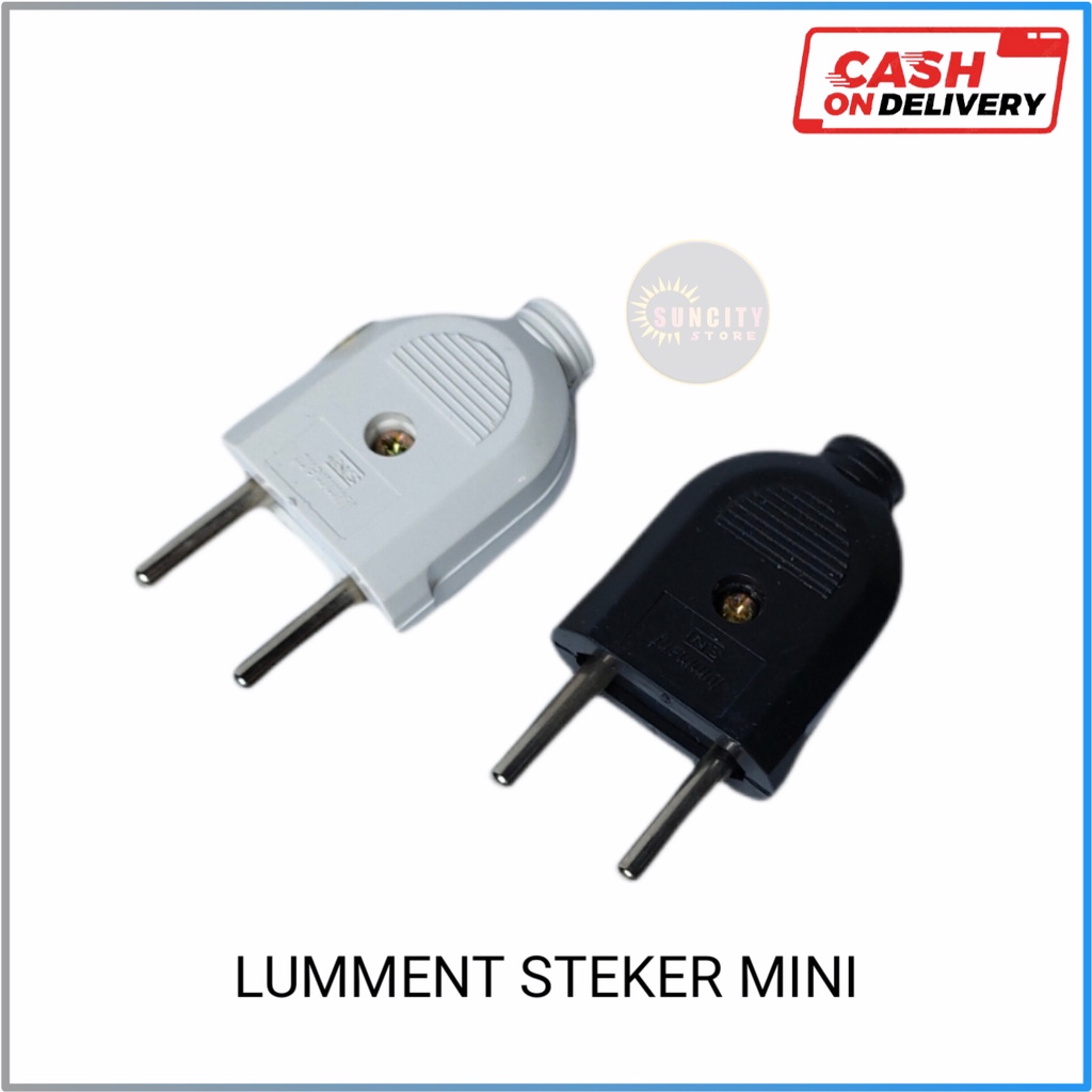 Lumment Steker Mini / Steker Gepeng - Hitam &amp; Putih