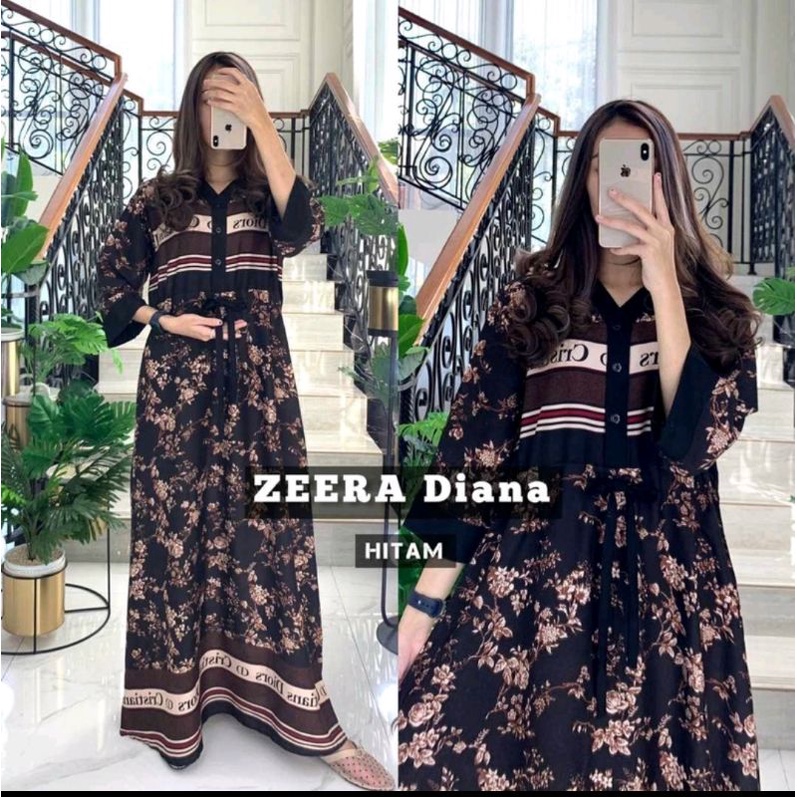 ZEERA DIANA DRESS MATT KATUN RAYON BY ZEERA