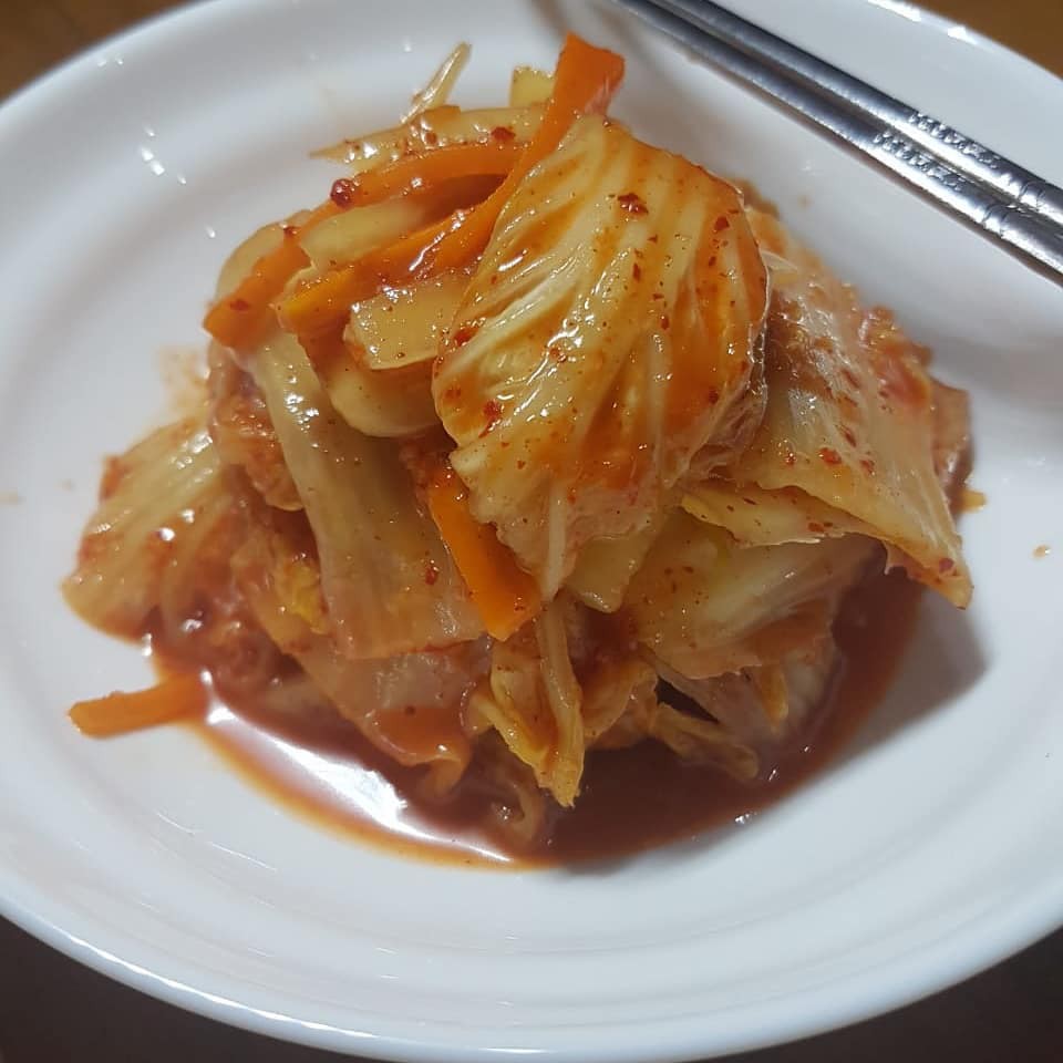

Kimchi sawi putih acar tradisional korea