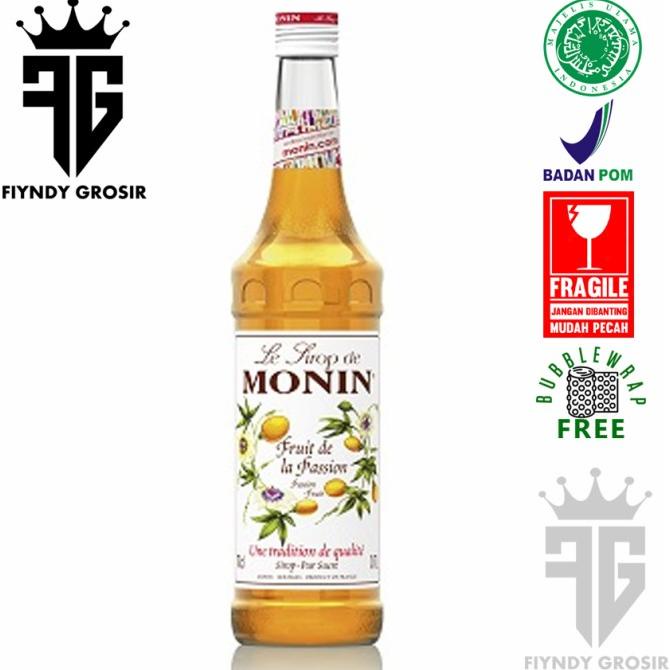 

PASSION FRUIT SYRUP 700ml merk MONIN / Sirup /Cafe/ Monin /Kedai/ Kopi