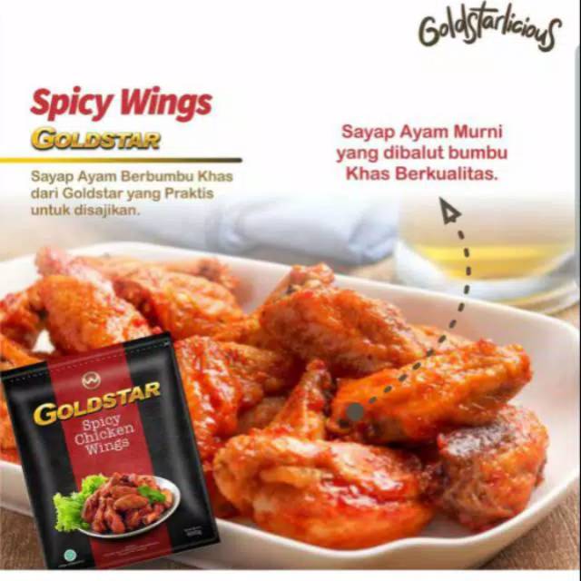 

Goldstar spicy wings 500 g