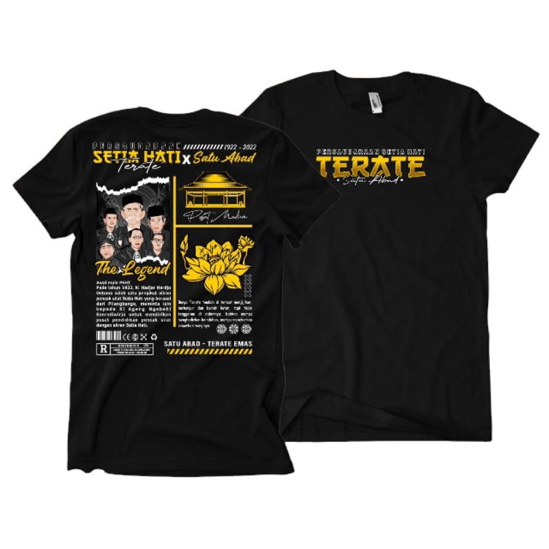 kaos psht. kaos terate. kaos terate emas sejarah