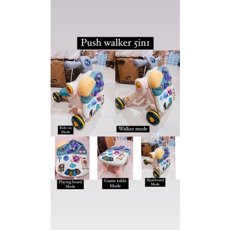 MASTELA SMART START/ ACTIVITY PUSH MUSIC WALKER 5 IN 1 ALAT BELAJAR JALAN BAYI 7851