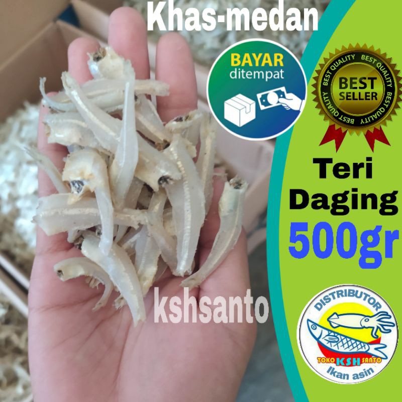 

Ikan asin teri Daging khas medan-500gram