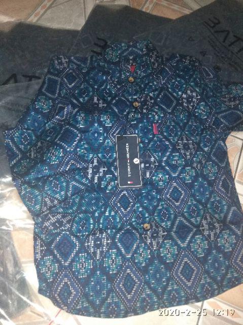 JNJKIDSTORE Batik  Couple  Ayah  dan  Anak  Navy Shopee Indonesia