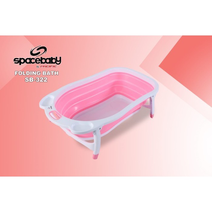 Bak Mandi Bayi Lipat Foldable Bathtub Folding Baby Portable Spacebaby SB-322