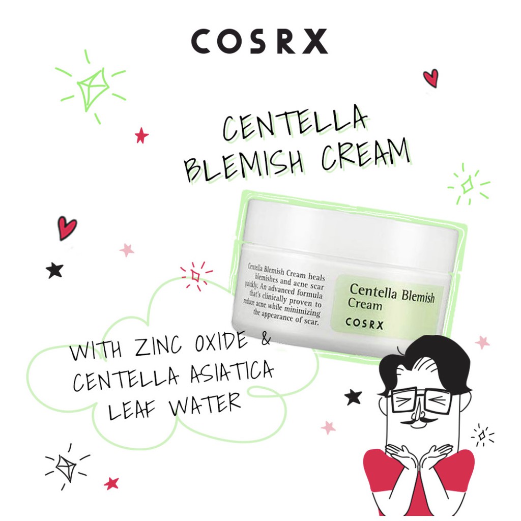 Centella blemish cream. COSRX Centella Blemish Cream. Centella Blemish Cream 30ml. COSRX высокоактивный крем. COSRX логотип.