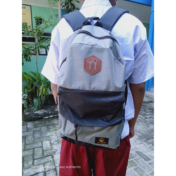 Tas Ransel Pria Wanita Tas Punggung Backpack Tas Gendong Tas Kuliah Tas Sekolah SMP SMA Tas Laptop Tas Kerja Tas Gendong Tas Mudik KUAT BERKUALITAS-7
