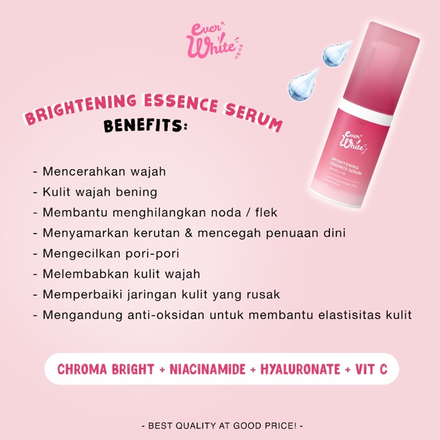 everwhite brightening essence serum harga