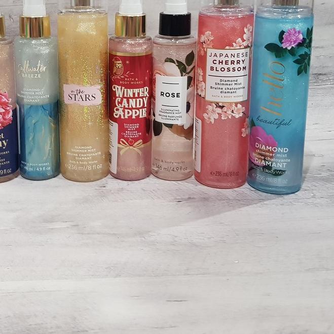 ♠ BBW Body Mist Shimmer InThe Stars/Bath And Body Works Body Mist SHIMMER/body mist bling bling ➮
