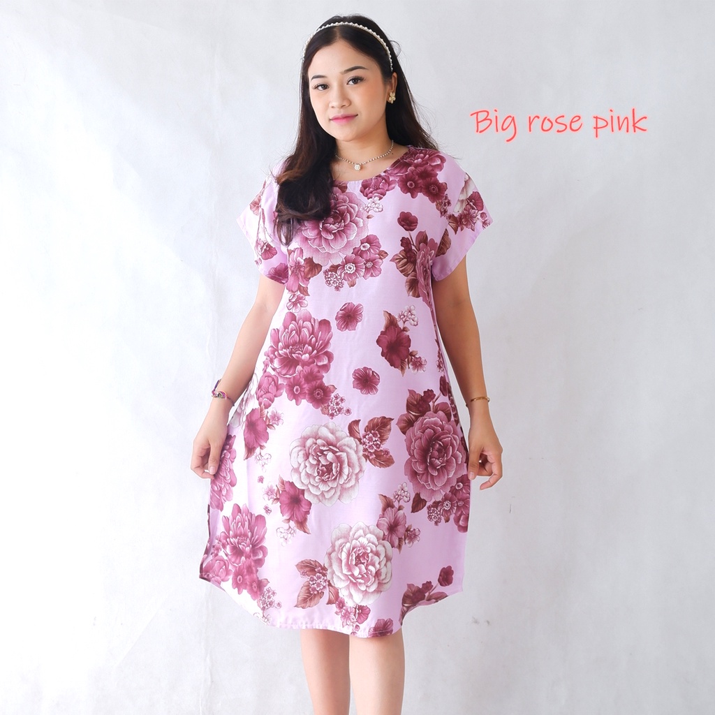 Daster Bali Dress Bali-DST BIGROSE PINK