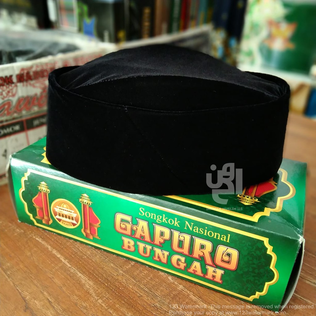 Songkok Hitam | Songkok Gapuro Bungah Susun | Songkok Susun Dewasa