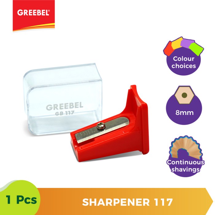 Rautan Pensil Greebel Sharpener GB117 Ekonomis - Satuan