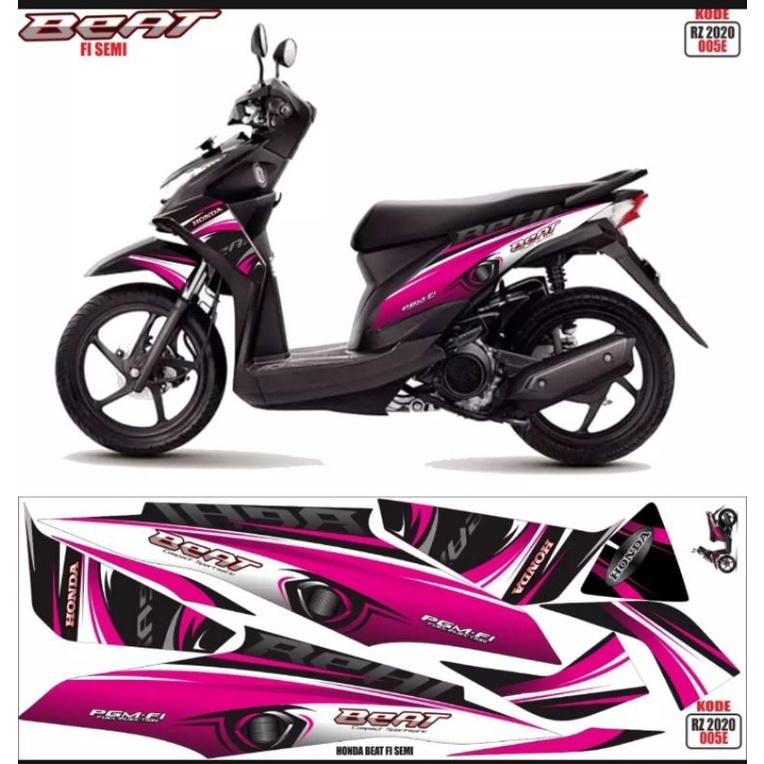 STRIPING HONDA BEAT F1 VARIASI/STIKER HONDA BEAT F1