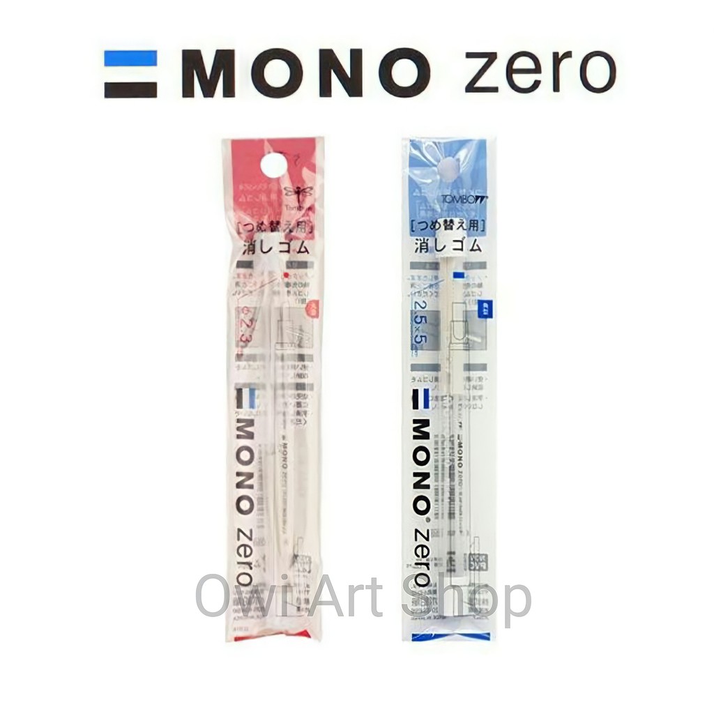

Refill Tombow Mono Zero Eraser 2.3mm (bulat) / 2.5 x 5mm (kotak) - Isi Ulang Penghapus Monozero - Penghapus Mekanik - Isi Penghapus Monozero