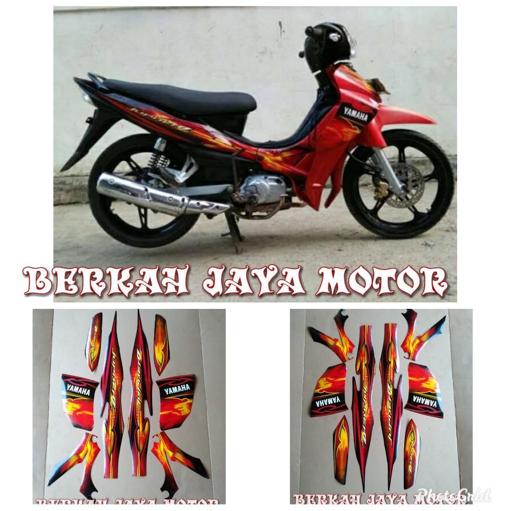 Jual STIKER STRIPING YAMAHA JUPITER Z BURUNG HANTU HITAM MERAH TAHUN 2008 2009 Indonesia Shopee Indonesia