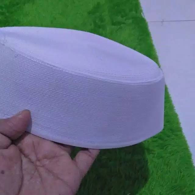 Songkok / peci putih adz dzikro tinggi 6,5 cm - 7 cm