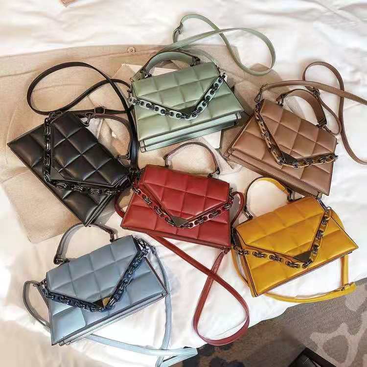 BJ15713 BLACK/BLUE/BROWN/GREEN/RED/YELLOW TAS SLEMPANG RANTAI IMPORT TERMURAH JAKARTA ELJ5713 GT1781 JT71048 MIRIP LT1870