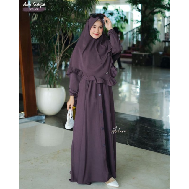[Join resellers] Aulia set syar'i ORI Alfaro gamis set syar'i muslimah lebaran 2022