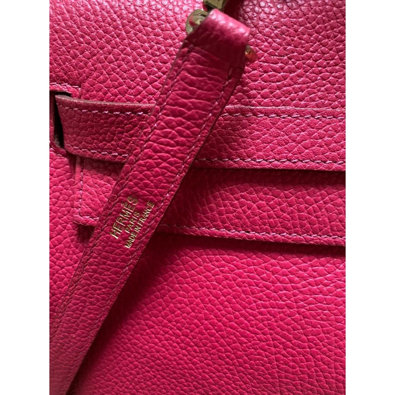 kulit Asli Mirror Bag / Branded Bag Fuschia