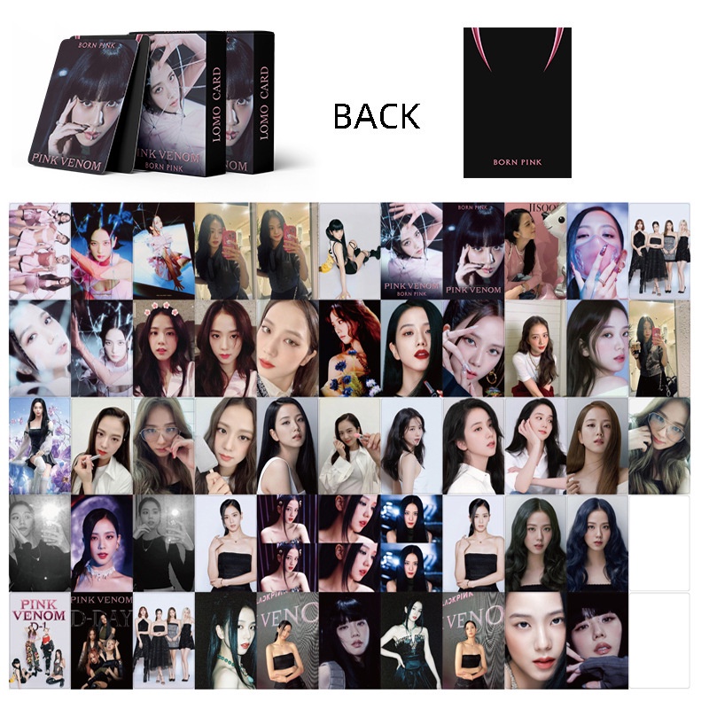 53pcs Kartu LOMO Kpop BLACKPINK album born pink