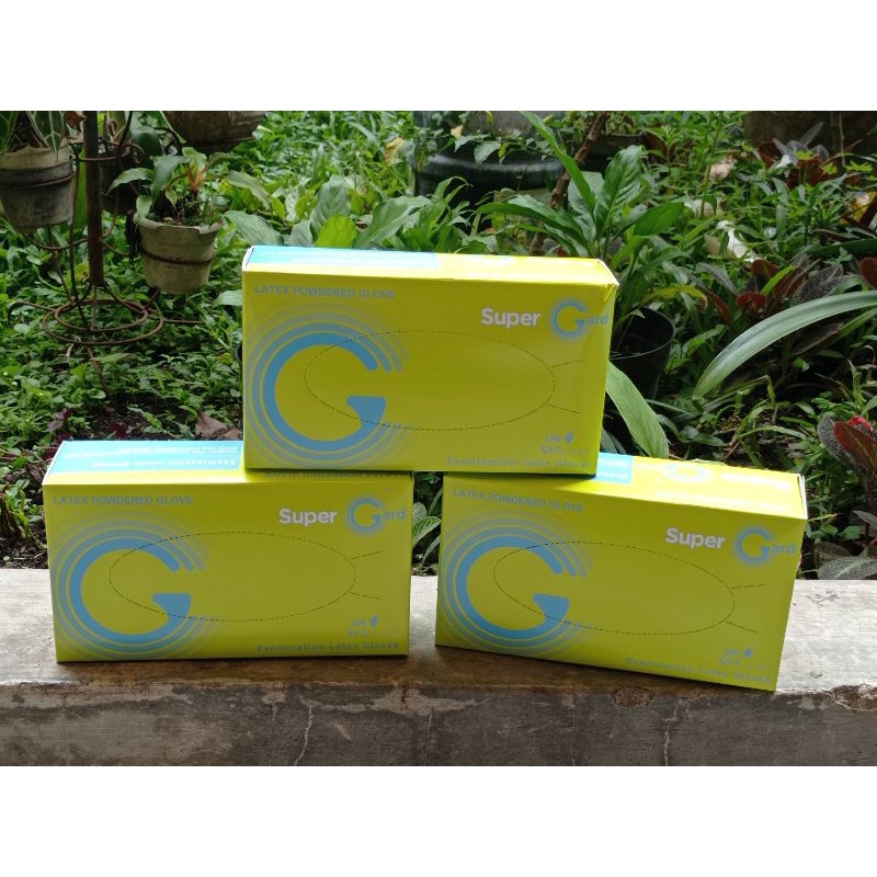 SARUNG TANGAN LATEX SUPER GARD