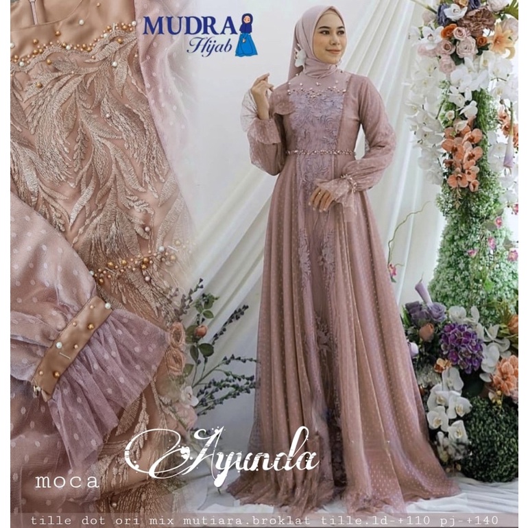 GAMIS AYUNDA BRUKAT SYARI ORI BY MUDRA HIJAB