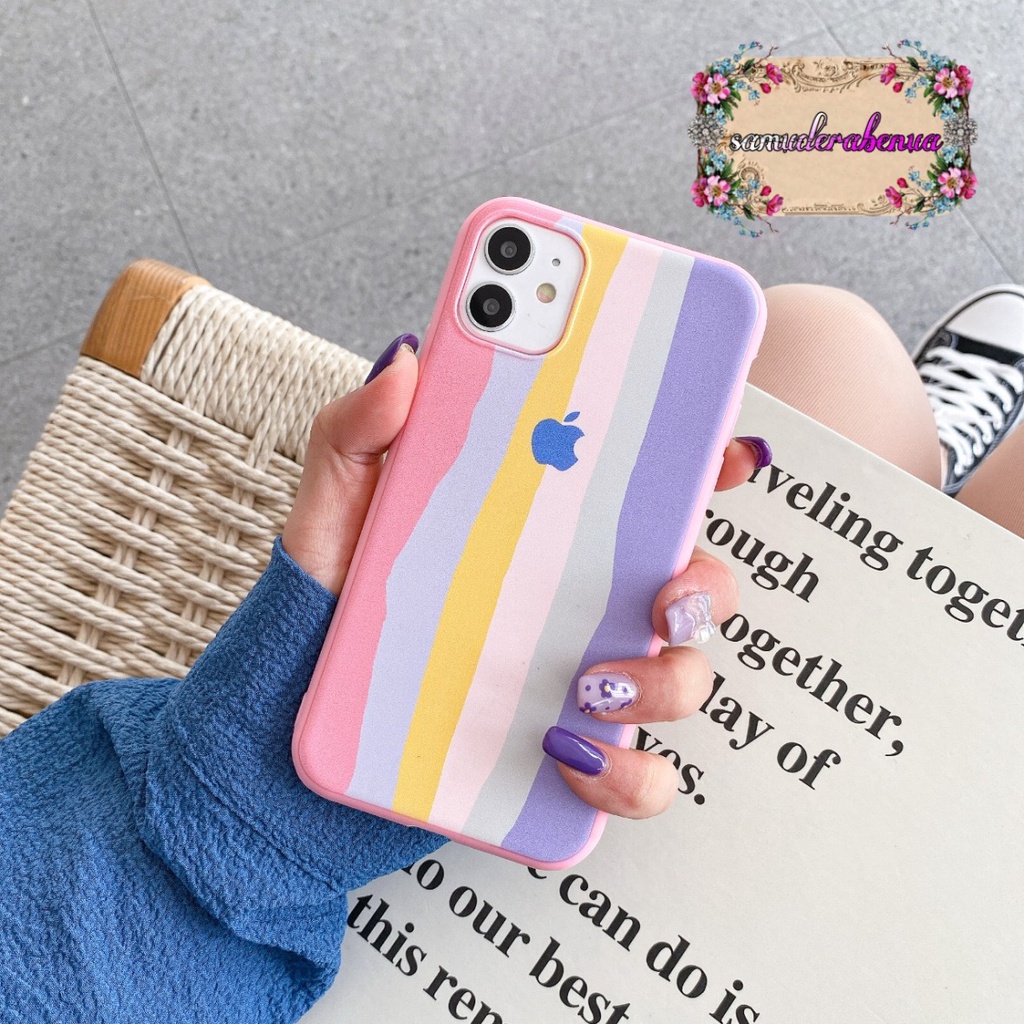 SS046 CASE RAINBOW IPHONE 6 7 7+ X XS SB2698