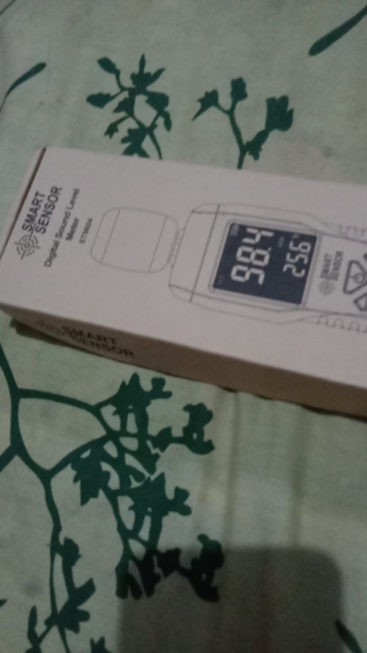 【24h Shipping】smart Sensor Pengukur Level Suara Digital Mini Dengan Layar Lcd 30-130dba St9604