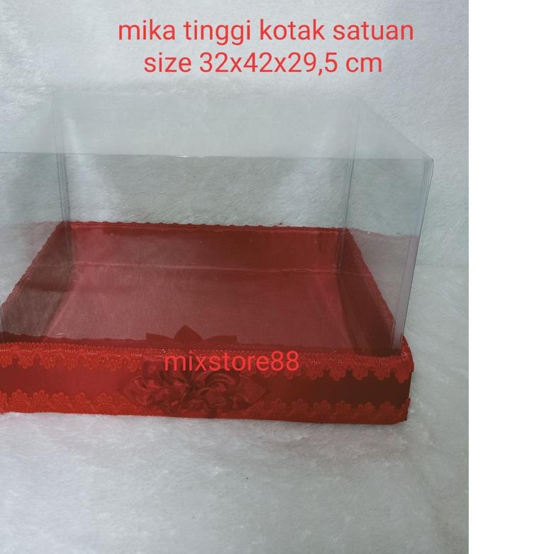 ➾ KOTAK SESERAHAN SANGJIT MERAH / NAMPAN SANGJIT MIKA ❂