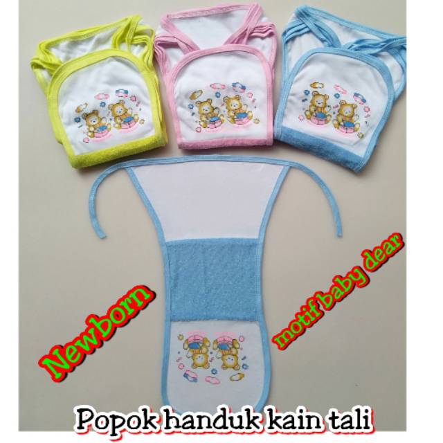 Popok Handuk 1Lsn kain cuci bayi motif murah