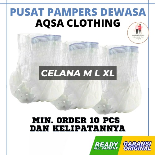 (INSTANT-KARGO ) DIAPERS DEWASA PEREKAT/POPOK DEWASA CELANA SIZE M, L, XL