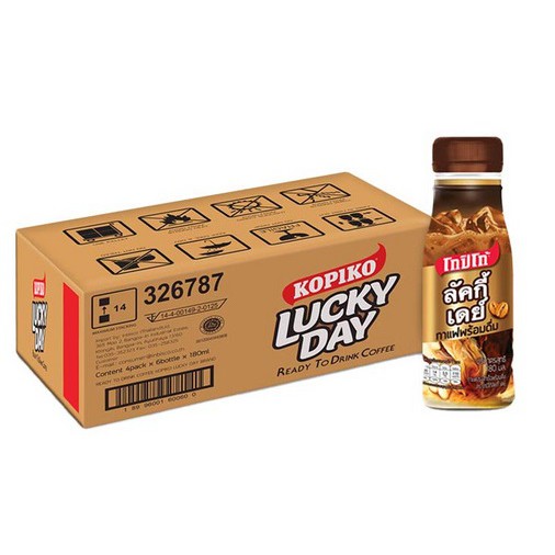 Kopiko Lucky Day Karton isi 12 Botol (M3)