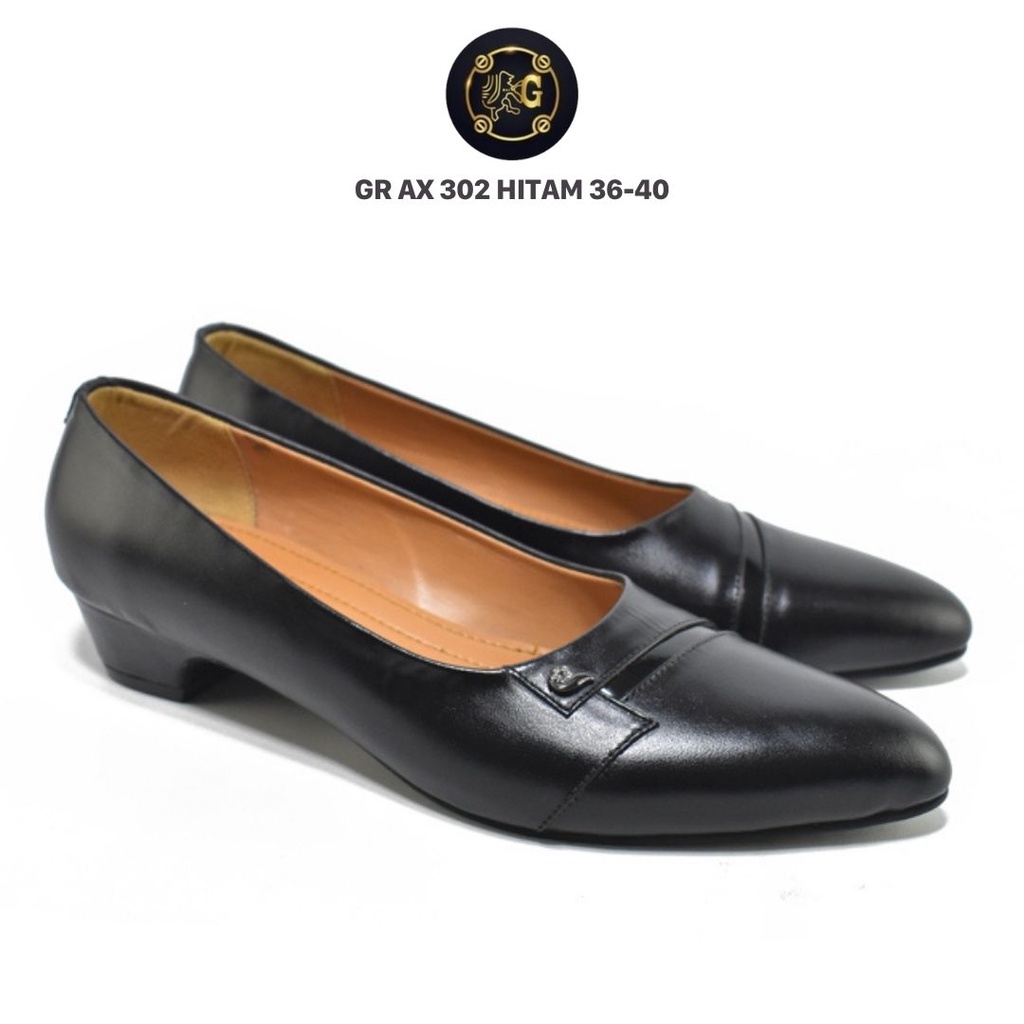 Sepatu Pantofel Wanita Formal Kulit Asli Untuk Kerja Dan Acara