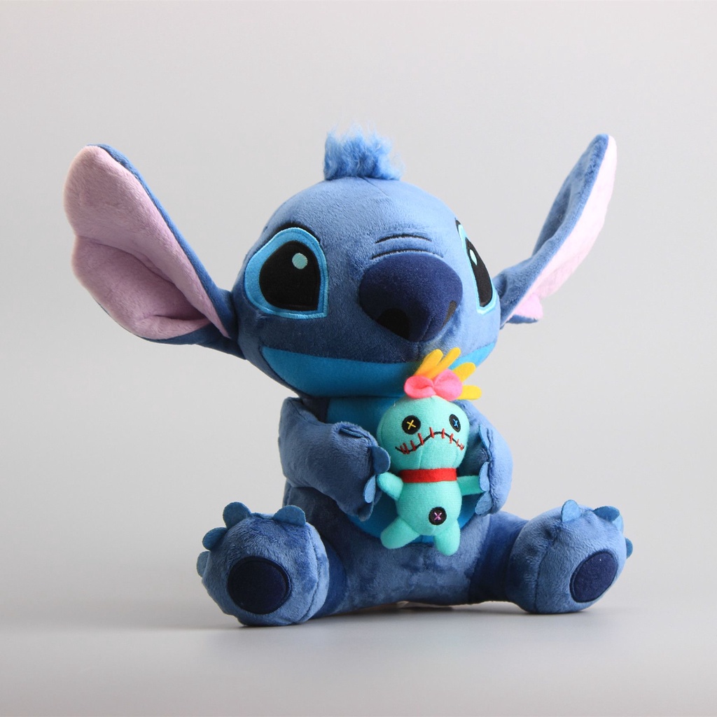 Disney LILO &amp; Stitch Stitch And Scrump 25cm/9.6&quot; Boneka Boneka Mainan Mewah Lembut