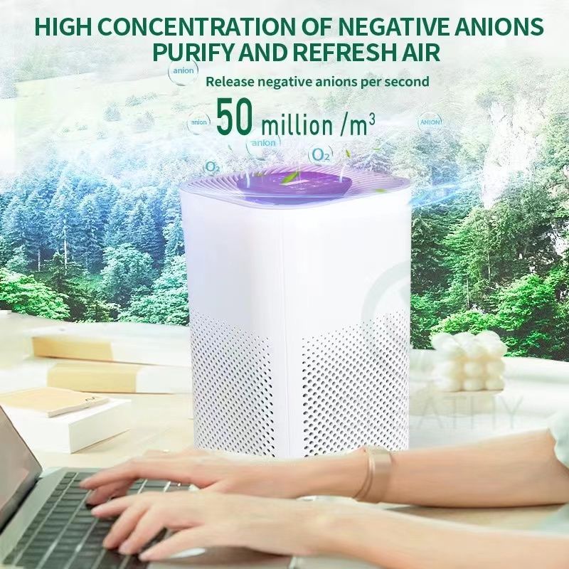 air purifier hepa filter anion negatif fresh air clean air dust bacteria bakteri