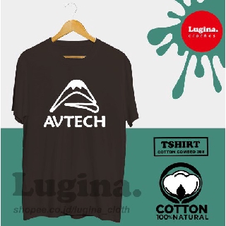  Baju  Kaos  Outdoor Avtech Logo Cotton  Combed  30s  Tshirt 