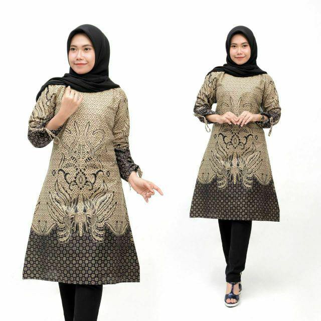 Bisa Cod Maura Couple - Sania Ruffle Batik Couple Ori Ndoro Jowi Dnt Garansi Termurah Shopee - L