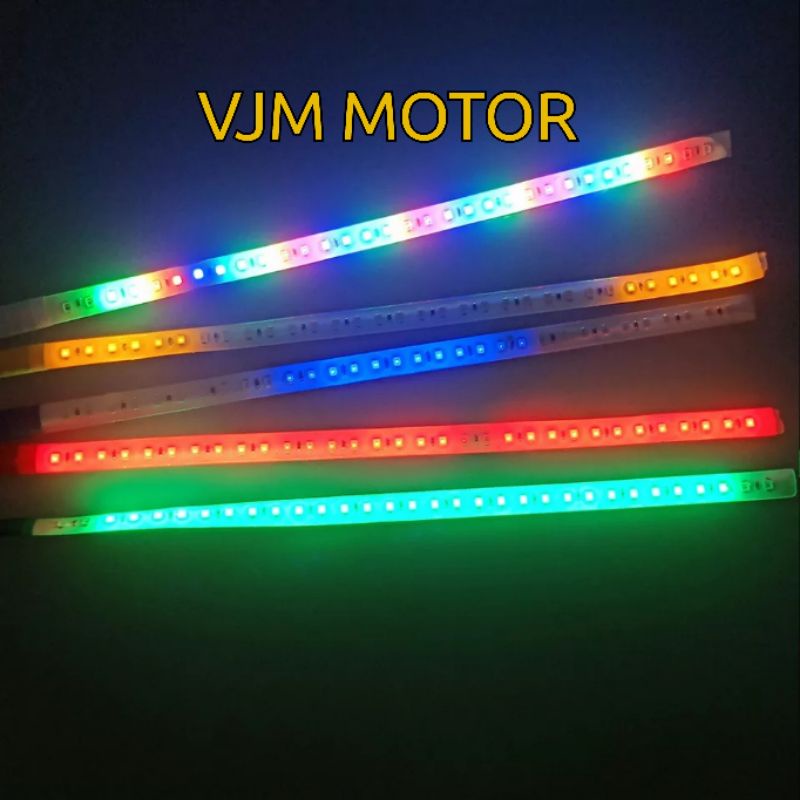 Lampu alis Led Lampu kolong Warna warni 30 cm Flexible Universal motor