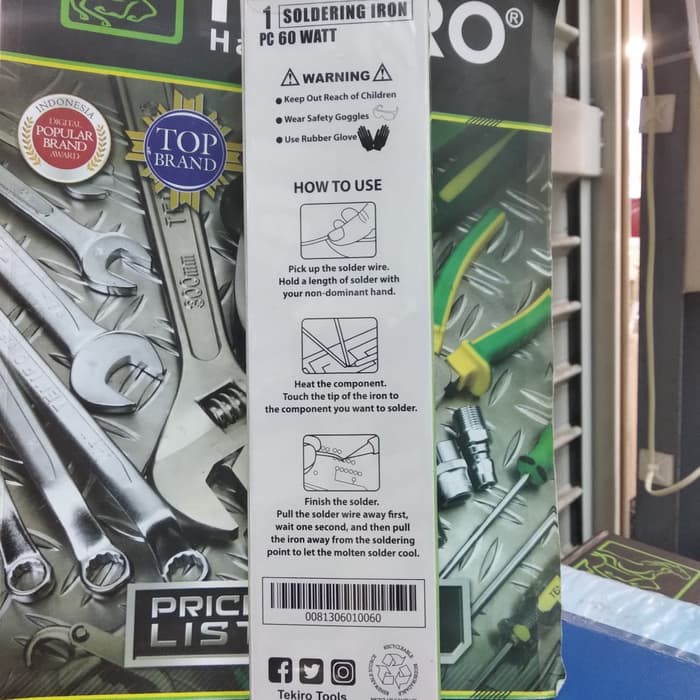 solder tekiro 60 watt   solder 60 watt   solder tekiro