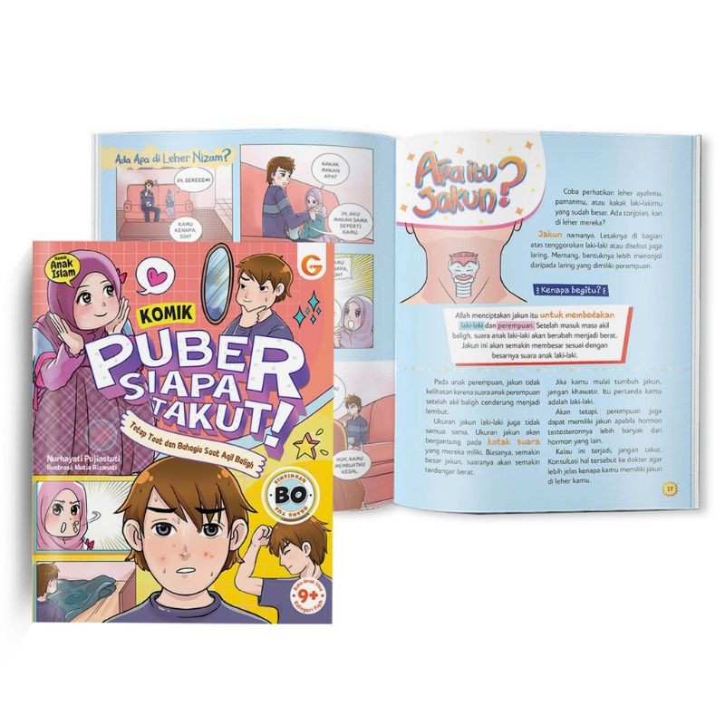 buku komik anak remaja islam puber siapa takut islami edukatif